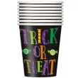 kubeczki papierowe trick or treat unique 266 ml 8 szt
