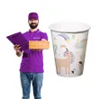 kubeczki papierowe unicorn jednorozce i tecze folat 250 ml 6 szt