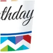 kubeczki papierowe urodziny happy birthday kolorowe amscan 250 ml 8 szt