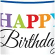kubeczki papierowe urodziny happy birthday kolorowe amscan 250 ml 8 szt
