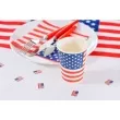 kubeczki papierowe usa party santex 270 ml 8 szt
