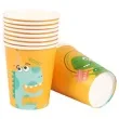 kubeczki papierowe wesole dinozaury jix 230 ml 6 szt
