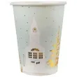 kubeczki papierowe zimowy domek santex 250 ml 10 szt