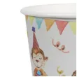 kubeczki papierowe zoo urodziny santex 250 ml 10 szt