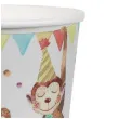 kubeczki papierowe zoo urodziny santex 250 ml 10 szt