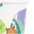 kubeczki papierowe zwierzeta safari unique 266 ml 8 szt