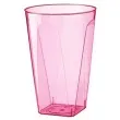 kubeczki plastikowe 250 ml rozowe 8 szt
