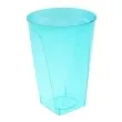 kubeczki plastikowe 250 ml turkusowe 8 szt