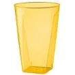 kubeczki plastikowe 250 ml zolte 8 szt