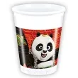 kubeczki plastikowe kung fu panda 3 200 ml procos 8 szt