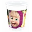 kubeczki plastikowe masha nad the bear 200 ml 8 szt