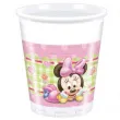 kubeczki plastikowe myszka minnie baby procos 200 ml 8 szt