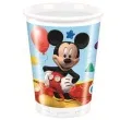 kubeczki plastikowe playful mickey procos 200 ml 8 szt