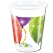 kubeczki plastikowe sparkling balloons procos 200 ml 8 szt