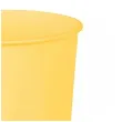 kubeczki plastikowe wielokrotnego uzytku falbanka pastelowe zolty 220 ml 4 szt