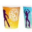 kubeczki retro disco kula i tancerze partypal 220 ml 6 szt