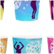 kubeczki retro disco kula i tancerze partypal 220 ml 6 szt