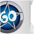 kubek blue star 60 urodziny 330 ml