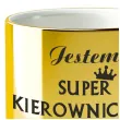 kubek ceramik zloty jestem super kierowniczka ogarniam pierdolnik prezent