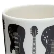 kubek gitara elektryczna bialo czarny kemis 400 ml