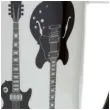 kubek gitara elektryczna bialo czarny kemis 400 ml