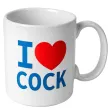 kubek i love cock spencer fleetwood 400 ml
