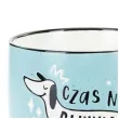 kubek jamnik czas na dluga przerwe blekitny partydeco 350 ml