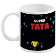 kubek magiczny super tata super gamer bialy bgtech 300 ml