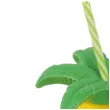 kubek plastikowy ze slomka ananas ze slomka guirca 300 ml