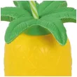 kubek plastikowy ze slomka ananas ze slomka guirca 300 ml