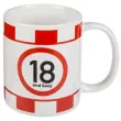 kubek urodzinowy 18 and sexy bialy kemis 300 ml