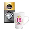 kubek z brelokiem 18 lat bgtech 400 ml
