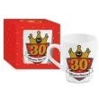 kubek z nadrukiem 30 te urodziny bialy bgtech 300 ml