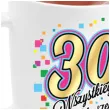 kubek z nadrukiem 30 urodziny bialy bgtech 330 ml