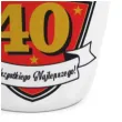 kubek z nadrukiem 40 te urodziny bialy bgtech 300 ml