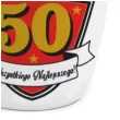 kubek z nadrukiem 50 te urodziny bialy bgtech 300 ml