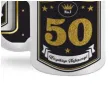 kubek z nadrukiem boss 50 urodziny bgtech 300 ml