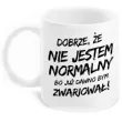 kubek z nadrukiem boss dobrze ze nie jestem normalny bgtech 300 ml