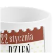 kubek z nadrukiem boss kartka z kalendarza dzien dziadka bgtech 300 ml
