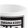 kubek z nadrukiem boss zmiana kodu 30 bialy bgtech 300 ml