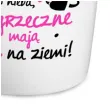 kubek z nadrukiem grzeczne dziewczynki bialy bgtech 480ml