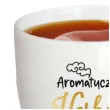 kubek z nadrukiem herbata najlepsza do ploteczek bialy z nadrukiem bgtech 340 ml