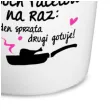 kubek z nadrukiem mam taka fantazje bialy bgtech 480ml