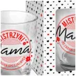 kubek z nadrukiem mama mistrzyni od zadan specjalnych przezroczysty bgtech 335 ml