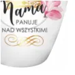 kubek z nadrukiem mama panuje nad wszystkim korona bialy bgtech 470 ml