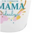 kubek z nadrukiem po prostu mama idealna bialy bgtech 300 ml