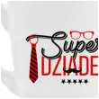 kubek z nadrukiem super dziadek bgtech 300 ml