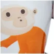kubek z ogonkiem malpka porcelanowy puckator 340 ml