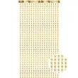 kurtyna gwiazdki zloty partdeco 245 x 100 cm