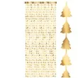 kurtyna na drzwi choinki zlota partydeco 250 x 100 cm